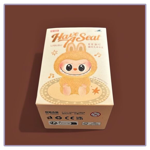 Labubu Have A Seat Vinyl Plush Face Blind Box - Zizi - Picture 10 of 16